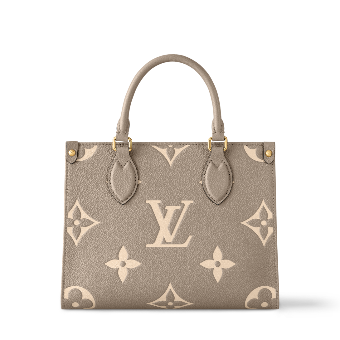 OnTheGo PM Bicolor Monogram Empreinte Leather - Women - Handbags